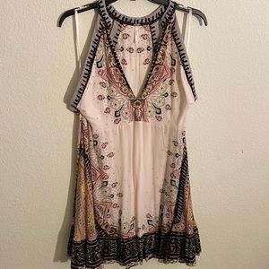 Light Pink and patterned cotton dress